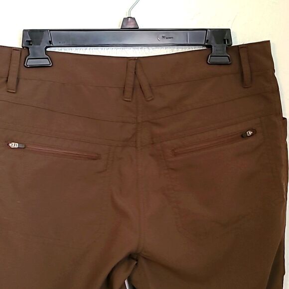 Mountain Equipment Co-op Brown  Capris,  Size 12 - Picture 5 of 7